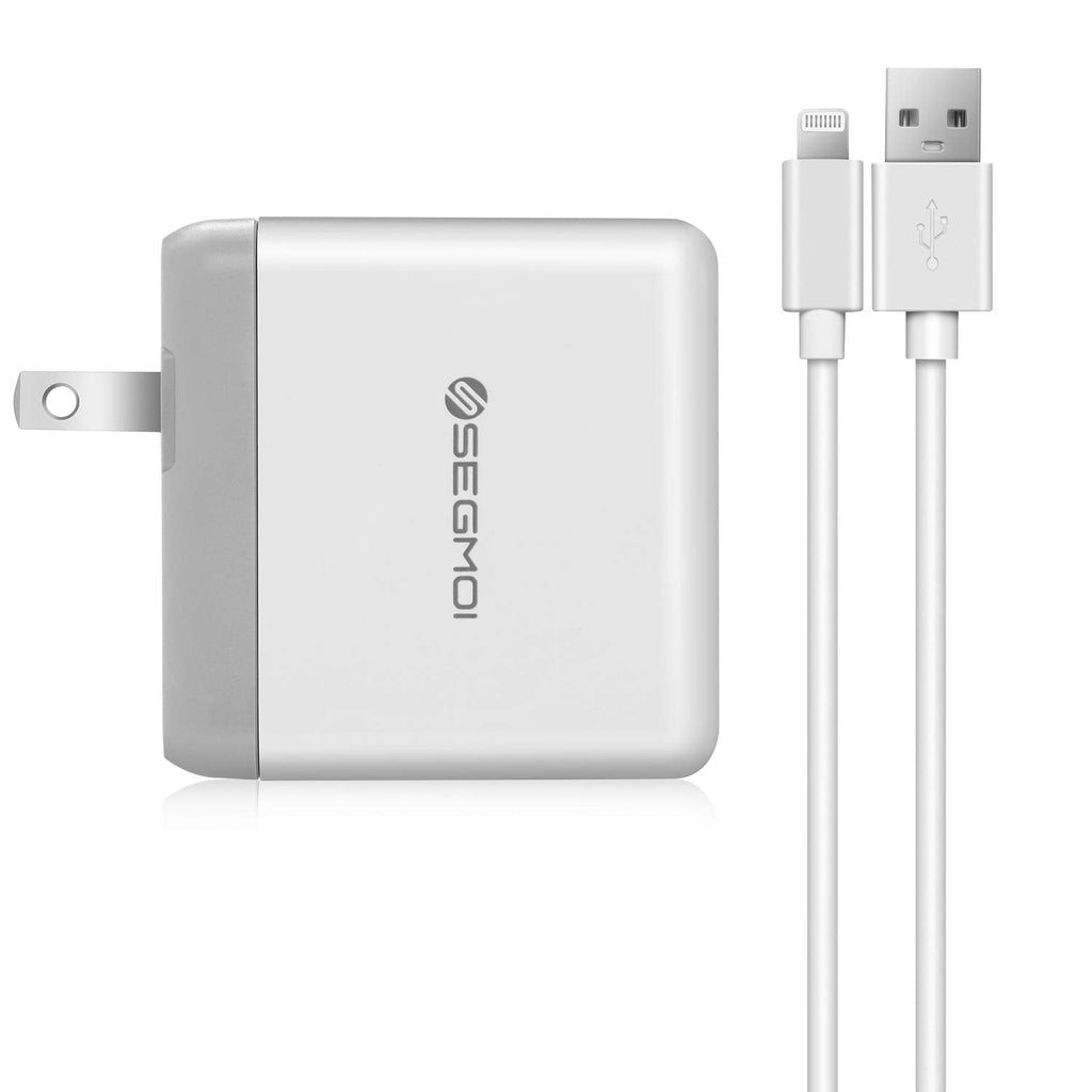 [Australia - AusPower] - iPhone Charger with Wall Plug Apple Certified,10 Foot Lightning to USB Cable with 12W USB Power Adapter for iPhone 12 11 Pro Max X XS XR 8 Plus 7 6 5 SE iPad Air Mini 