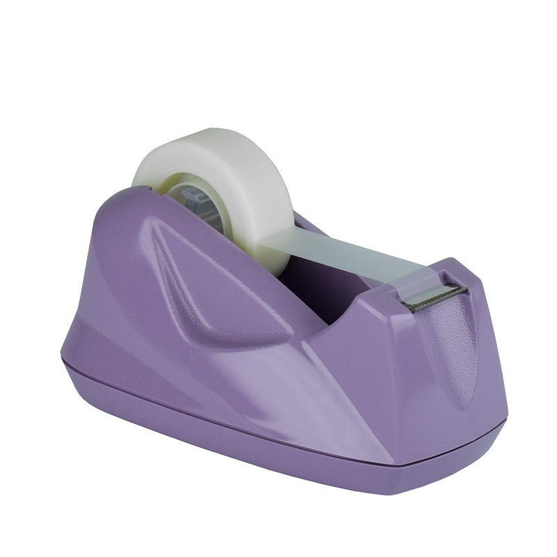 [Australia - AusPower] - Acrimet Premium Desktop Tape Dispenser Non-Skid Base (Heavy Duty) (Purple Color) 