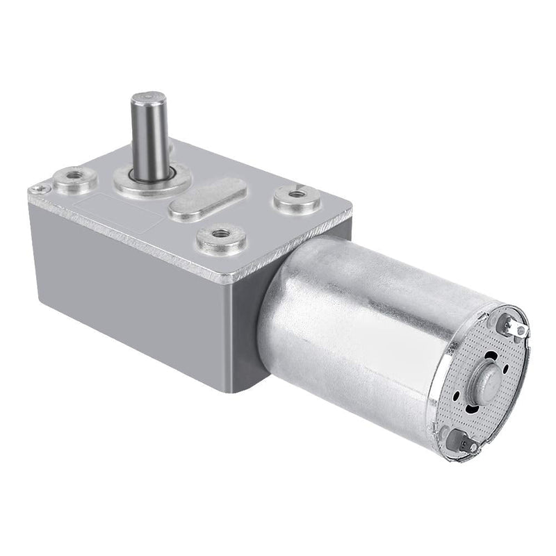 [Australia - AusPower] - DC 12V Gear Reduction Motor Reversible High Torque Turbo Worm Gear Box Reduction Electric Motor(6RPM) 