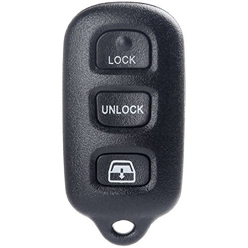 [Australia - AusPower] - Replacement Key fob Cover Fit for Toyota 1999-2009 4Runner 2001-2008 Sequoia Replacement Key Fob Keyless Entry Remote Shell Case by HelloAuto (3+1 Button) 