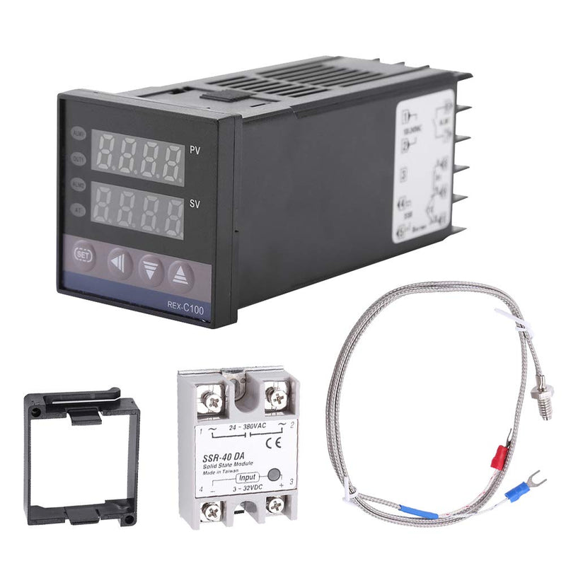 [Australia - AusPower] - REX-C100 AC110V-240V 0℃~1300℃ Alarm Digital LED Temperature Controller 