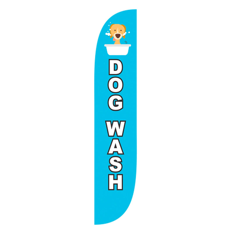 [Australia - AusPower] - LookOurWay Animal and Pet Store Themed Feather Flag, 12-Feet (Hardware Not Included) Dog Wash 