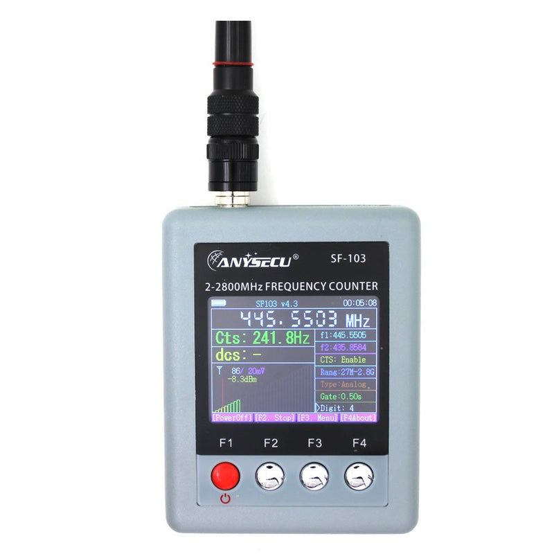[Australia - AusPower] - Anysecu SF-103 A-SF103 Portable Frequency Counter 2MHz - 2.8GHz for Two Way Radio Upgrade Version of SF401 