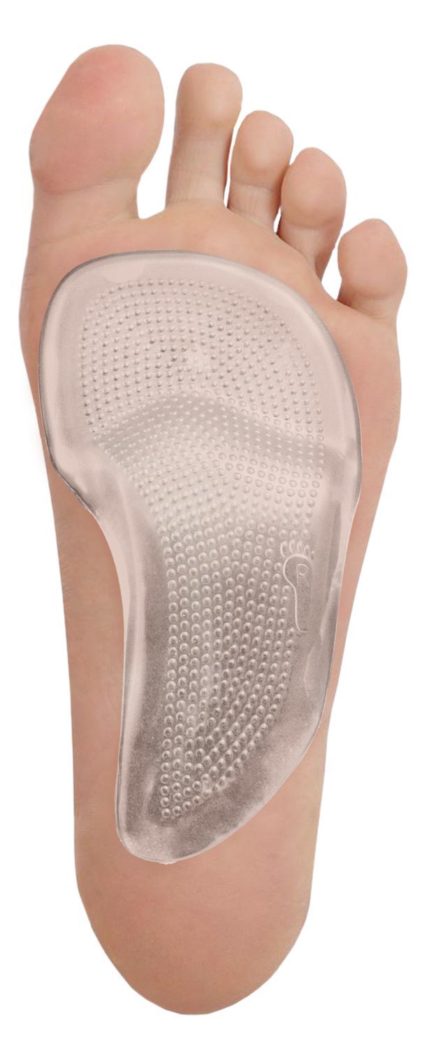[Australia - AusPower] - Dr. Frederick's Original Self-Adhesive Metatarsal and Arch Support Insole Gel Pads - 2 Pieces - Generous Ball of Foot Cushions for Arch Support, Plantar Fasciitis & More - Large - W8.5-11.5 | M7.5-11 Large (Pack of 2) 