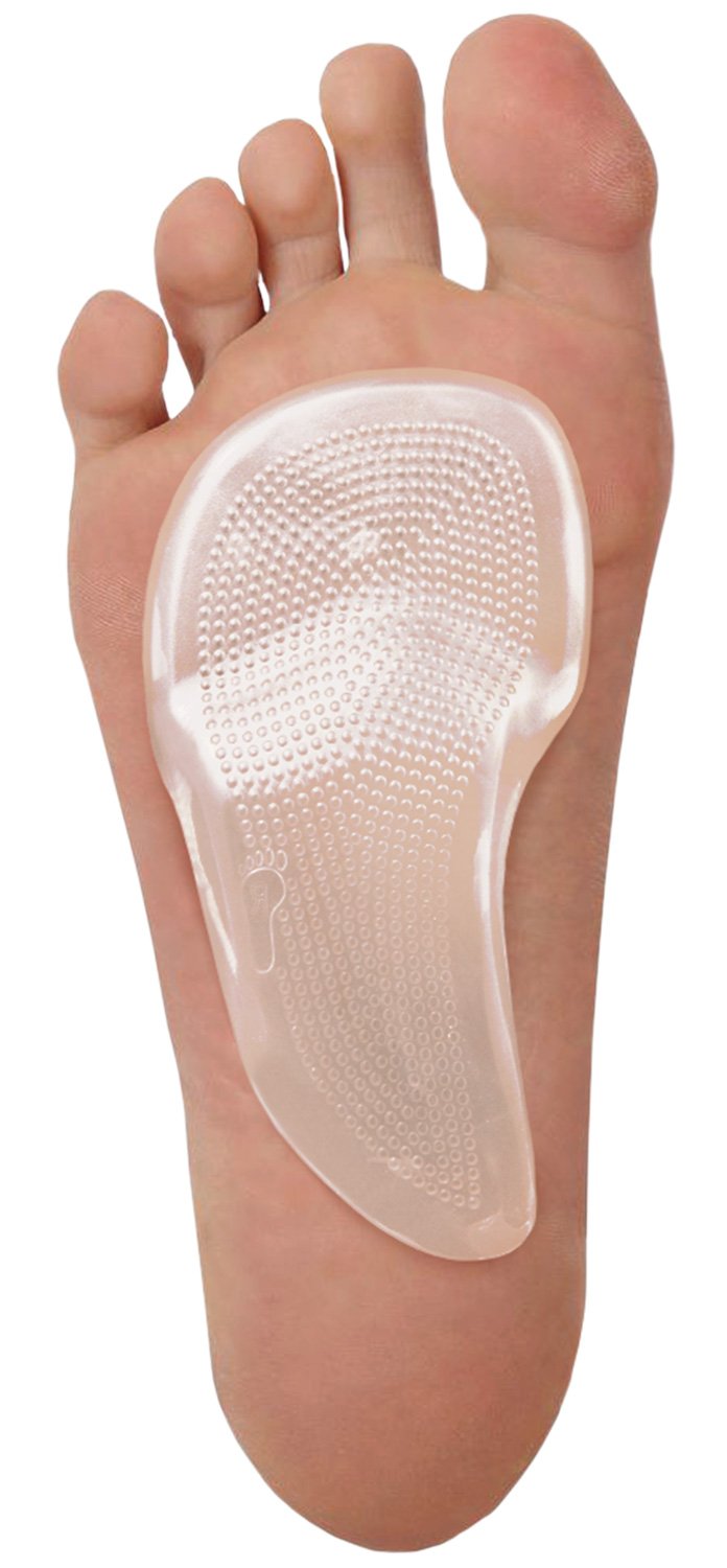 [Australia - AusPower] - Dr. Frederick's Original Self-Adhesive Metatarsal and Arch Support Insole Gel Pads - 2 Pieces - Generous Ball of Foot Cushions for Arch Support, Plantar Fasciitis & More - Small - W4.5-8 | M6-7 Small (Pack of 2) 