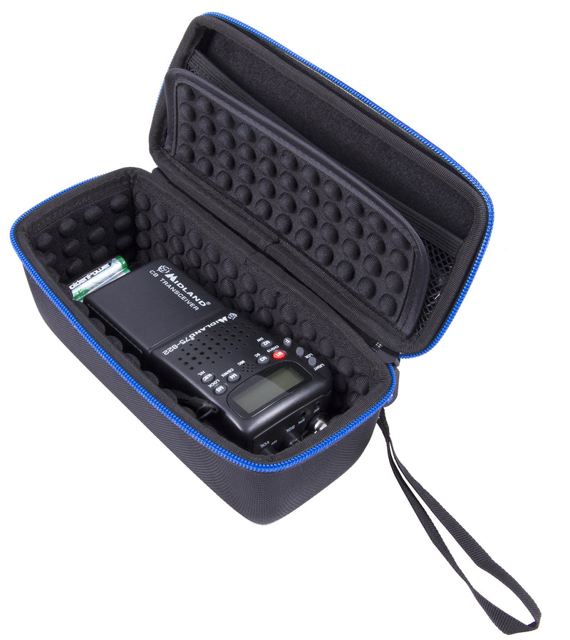 [Australia - AusPower] - CASEMATIX Radio Case Compatible with CB Radios Midland 75822, Uniden BC75XLT, Midland 75785 or Uniden BCD436HP 40 Channel CB 2 Way Radio, Must Remove Antennae, Includes Case Only 
