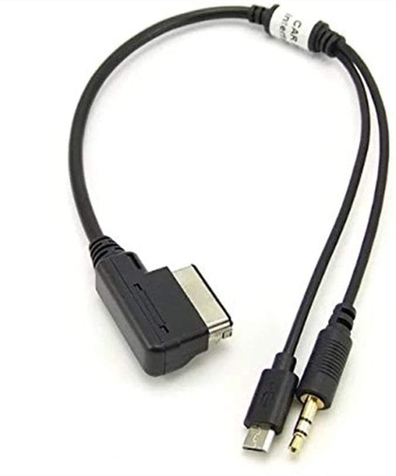 [Australia - AusPower] - MMI Music Interface Cable Micro Charging Adapter Compatible with MB , 3.5mm Aux Cord for Android 