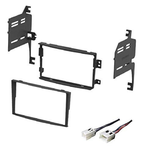 [Australia - AusPower] - ASC Audio Car Stereo Dash Install Kit and Wire Harness for Installing an Aftermarket Double Din Radio for 2006 2007 2008 Nissan 350Z 