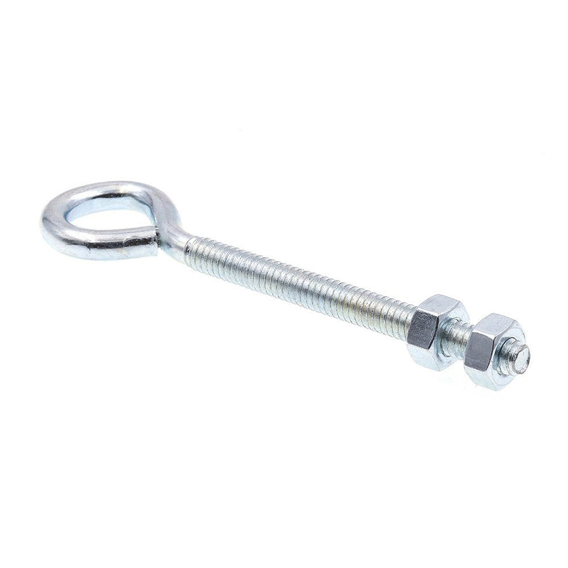 [Australia - AusPower] - Prime-Line 9066440 Eye Bolts With Nuts, 1/4 in.-20 X 4 in., Zinc Plated Steel, 10-Pack 4 inches 
