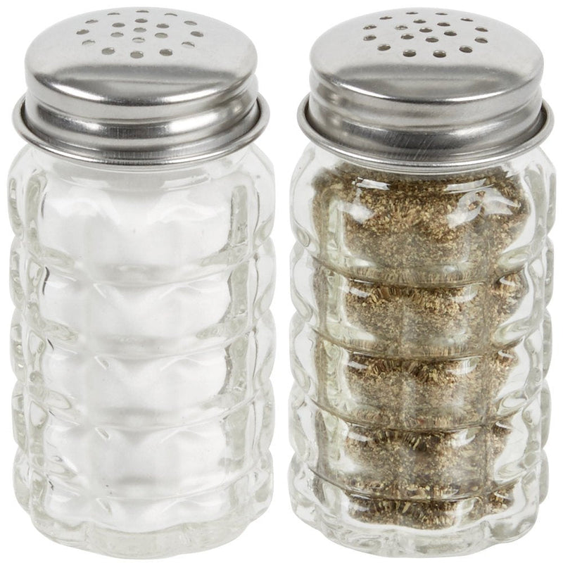 [Australia - AusPower] - Great Credentials© Retro Style Salt and Pepper Shakers with Stainless Tops Set of 2 2 OZ 