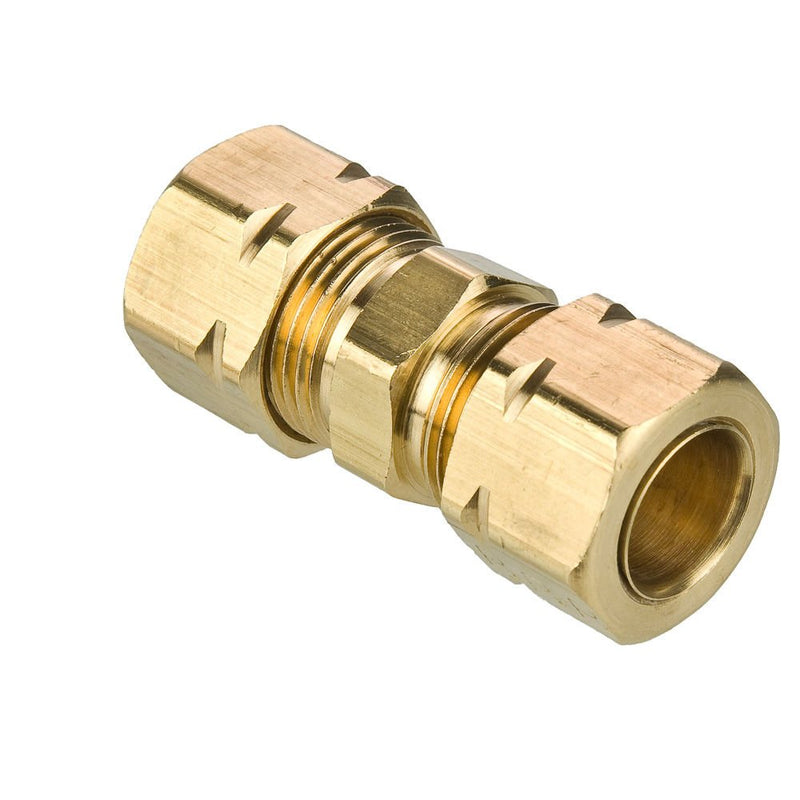[Australia - AusPower] - Parker 62CA-10-6-pk10 Compress-Align Compression Fitting, Tube to Tube, Compression Union, 5/8" and 3/8", Brass, 5/8", 3/8" (Pack of 10) 
