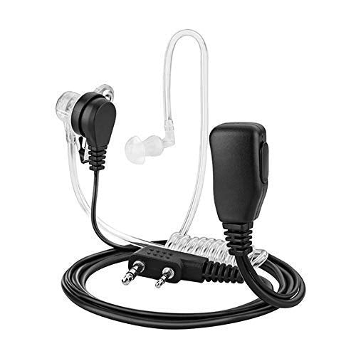 [Australia - AusPower] - Baofeng Air Acoustic Tube Earpiece Throat Mic Air Tube Earpiece Headset for Baofeng UV5R BF-888s 