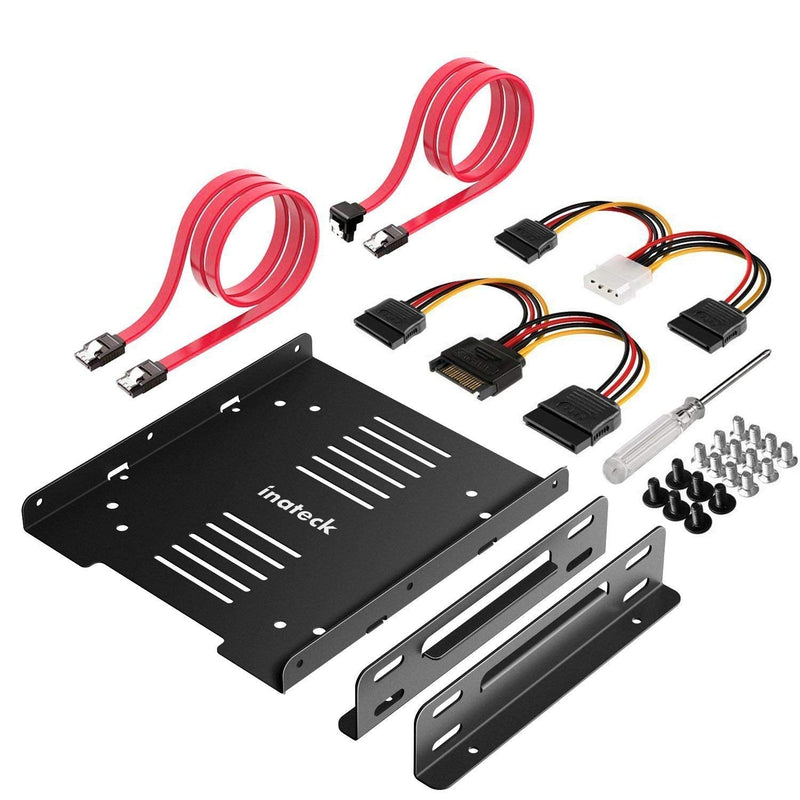[Australia - AusPower] - 2.5 to 3.5 Adapter, Inateck SSD Mounting Bracket with SATA Cables and SATA Power Cable, ST1004 