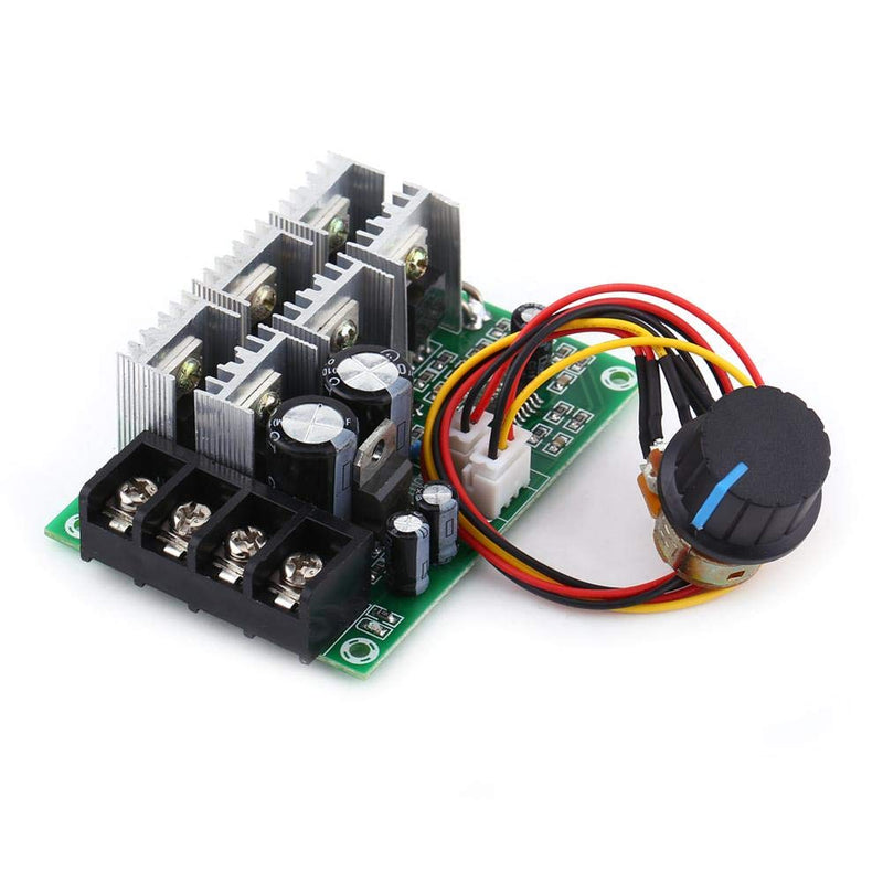 [Australia - AusPower] - DC Motor Speed Controller 12V 36V 48V Slow Start Adjustable Speed Board with Overload Protector Permanent Magnet DC Brushed Motor 