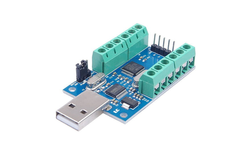 [Australia - AusPower] - NOYITO USB 10-Channel 12-Bit AD Data Acquisition Module STM32 UART Communication USB to Serial Chip CH340 ADC Module 