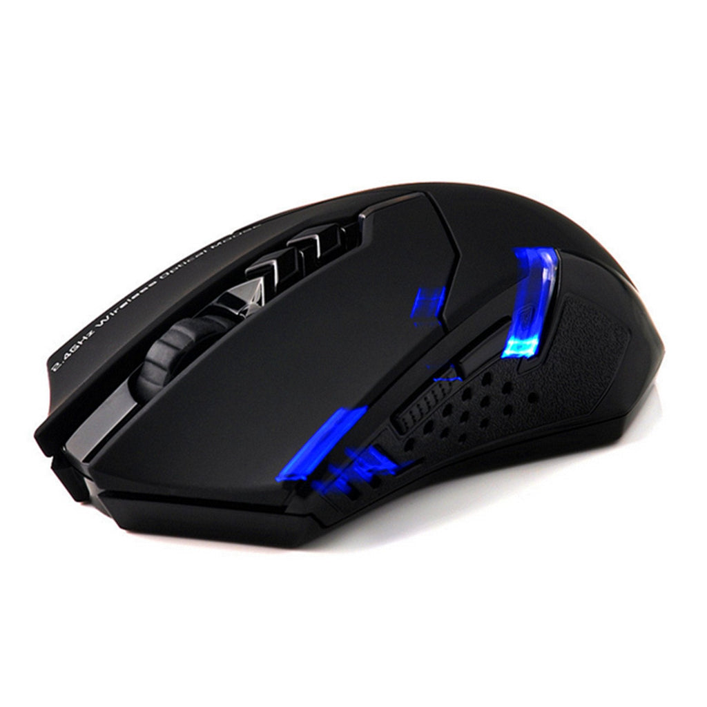 [Australia - AusPower] - StyleZ Wireless Gaming Mouse, 2.4G Computer Mouse Wireless Mice with Quiet Button Design, 2400DPI, 7-Button for Laptop Notebook PC Laptop Computer,Black 