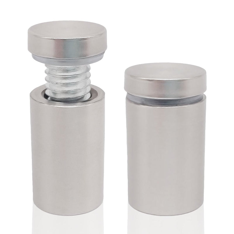 [Australia - AusPower] - Lantee Sign Standoffs - Glass Standoff Wall Mounts Screws Hardware Kit, Stainless Steel Standoff Bolts, 12x20mm, 20 Pcs 1/2" x 3/4" 
