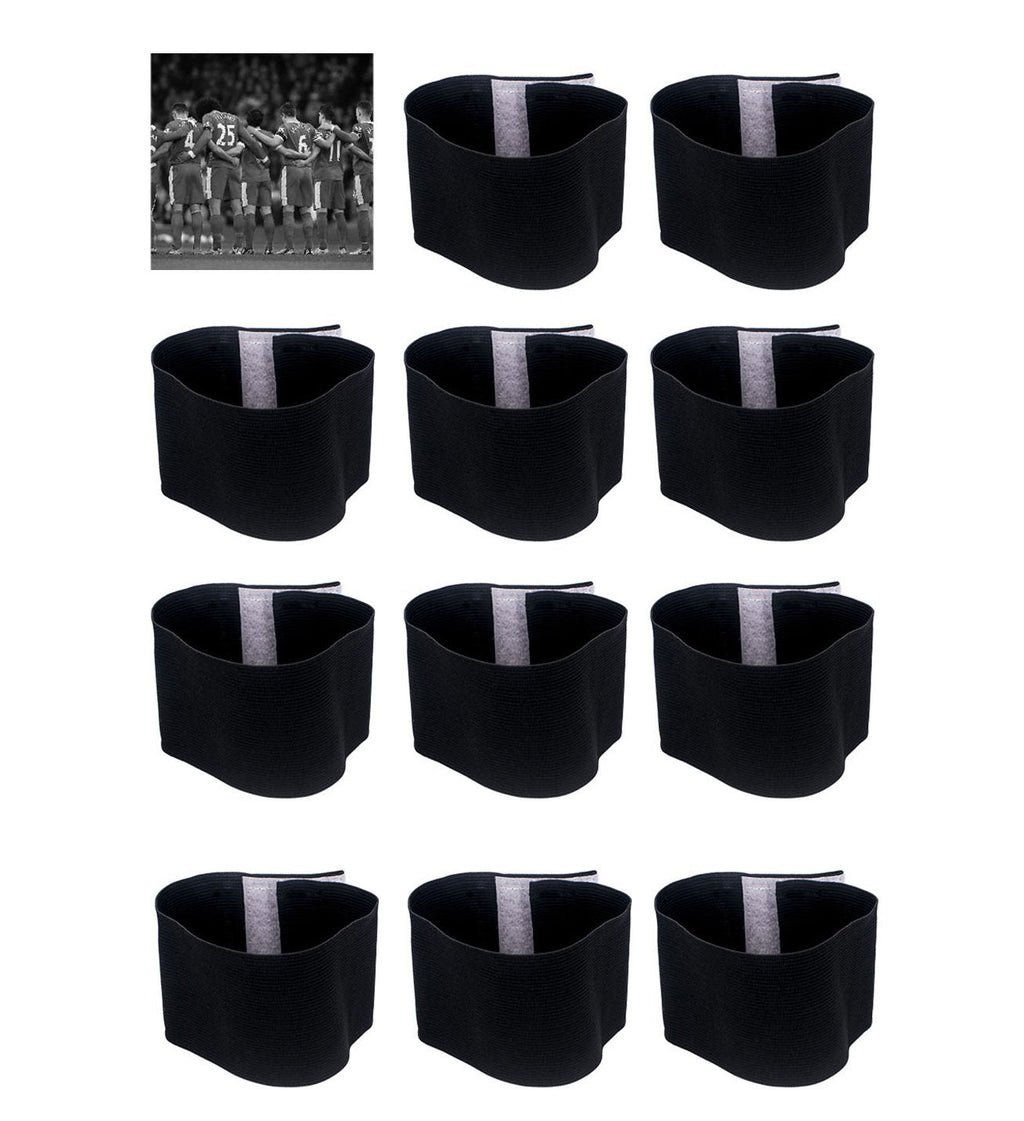 [Australia - AusPower] - Wrzbest Black Mourning Band Soccer Football Mourning Armband,Elastic Adjustable Funeral Armband 