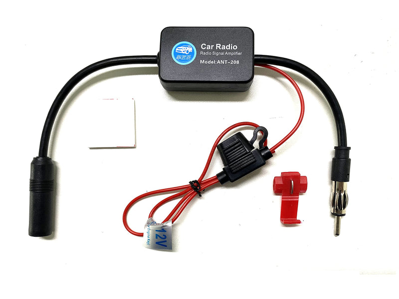 [Australia - AusPower] - Universal Auto Car Radio FM Antenna Signal Booster Radio Signal Amplifier for Marine Car Vehicle Boat RV 12V Signal Antenna Enhance 