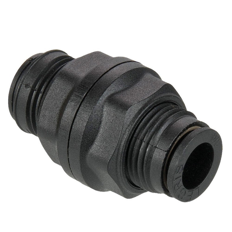 [Australia - AusPower] - Parker 32PLPBH-14M-pk5 Composite Push-to-Connect Fitting, Tube to Tube, Glass Reinforced 6.6, Push-to-Connect Bulkhead, 14 mm, Nylon (Pack of 5) 