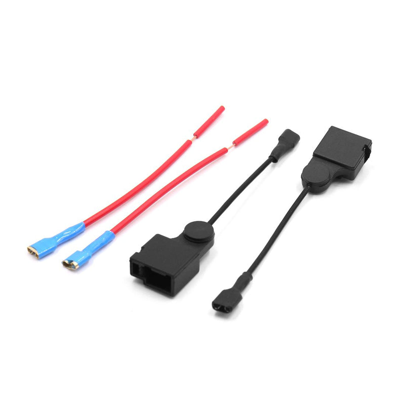 [Australia - AusPower] - uxcell 2Pcs Plastic Car Horn Speaker Adapter Wiring Harness Pigtail Socket for Toyota 