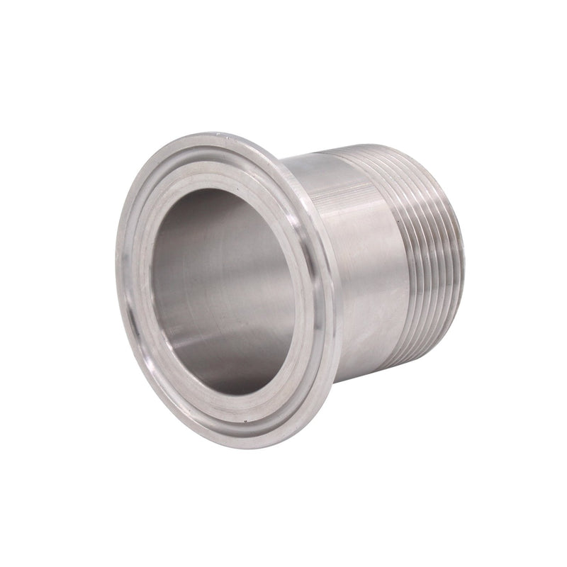 [Australia - AusPower] - DERNORD Sanitary Male Threaded Pipe Fitting to 2 INCH ( OD 64mm Ferrule ) TRI CLAMP (Pipe Size: 1.5" NPT) Pipe Size: 1.5" NPT 