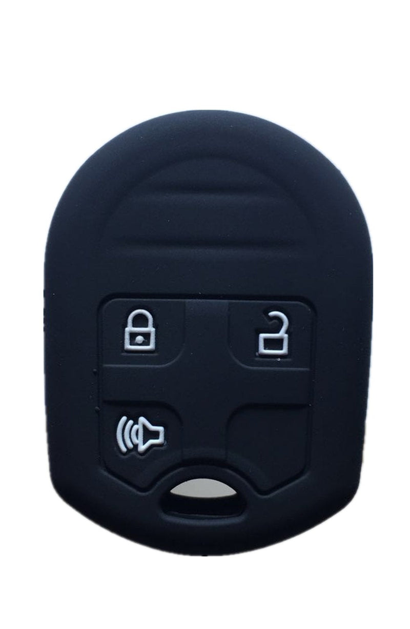 [Australia - AusPower] - Rpkey Silicone Keyless Entry Remote Control Key Fob Cover Case protector Replacement Fit For Ford E-150 E-250 E-350 Super Duty F-150 F-250 F-350 Explorer Edge Flex Fusion CWTWB1U793 164-R8070 