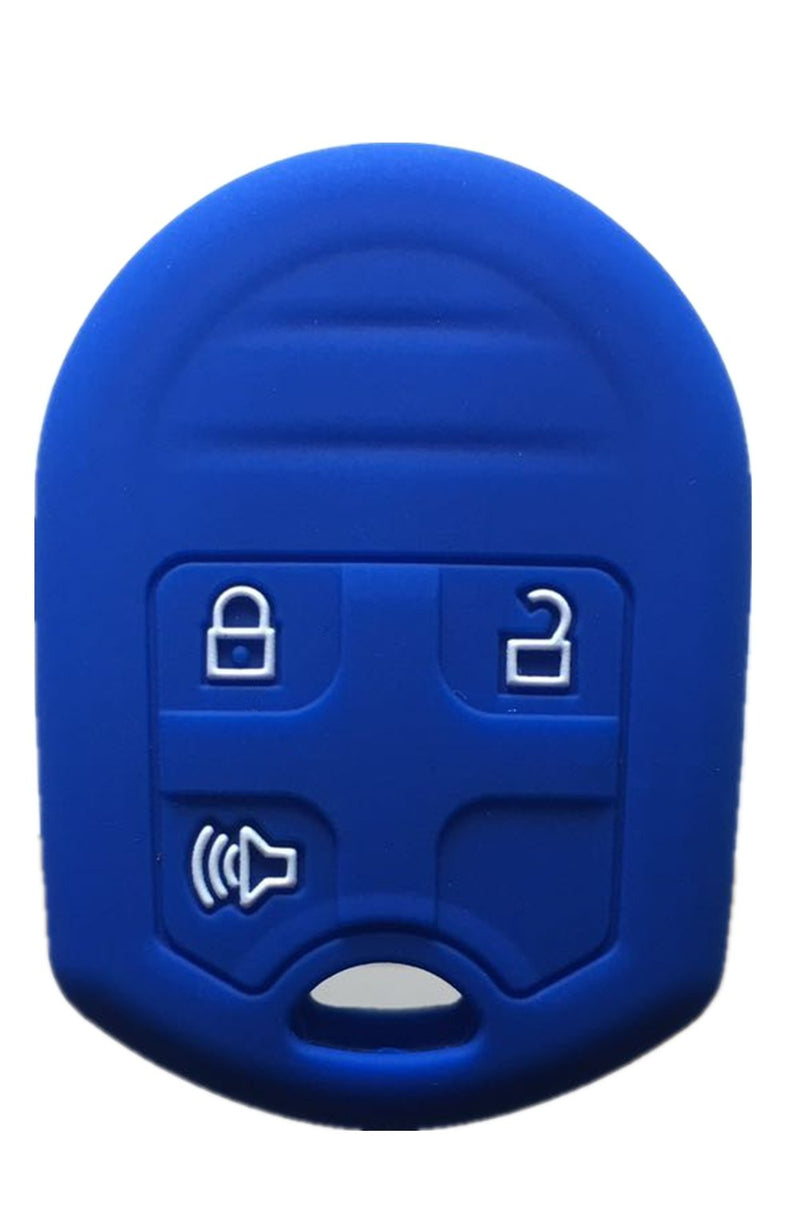 [Australia - AusPower] - Rpkey Silicone Keyless Entry Remote Control Key Fob Cover Case protector Replacement Fit For Ford E-150 E-250 E-350 Super Duty F-150 F-250 F-350 Explorer Edge Flex Fusion CWTWB1U793 164-R8070 