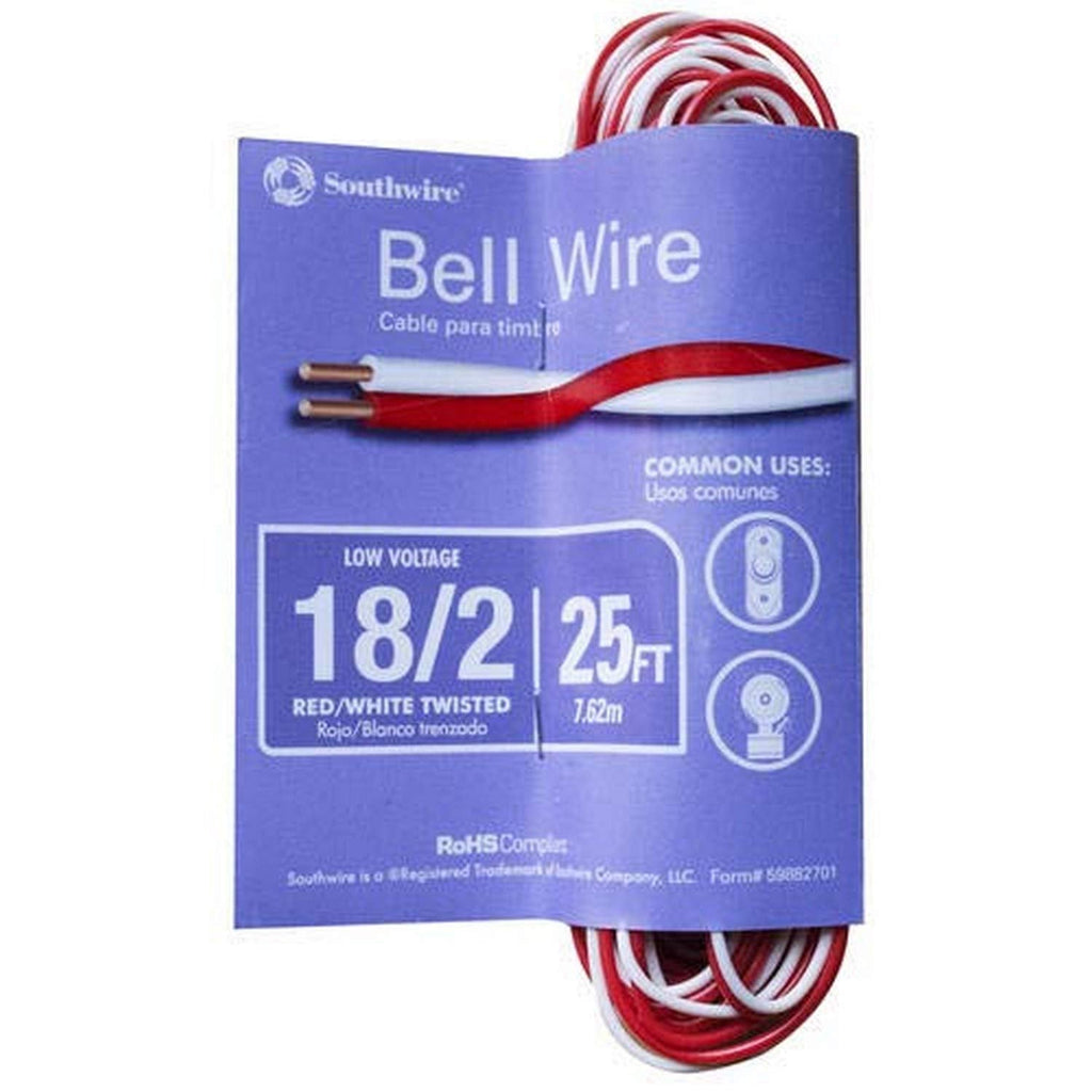 [Australia - AusPower] - Southwire 64267101 Red/White Bell Wire 25 Feet 