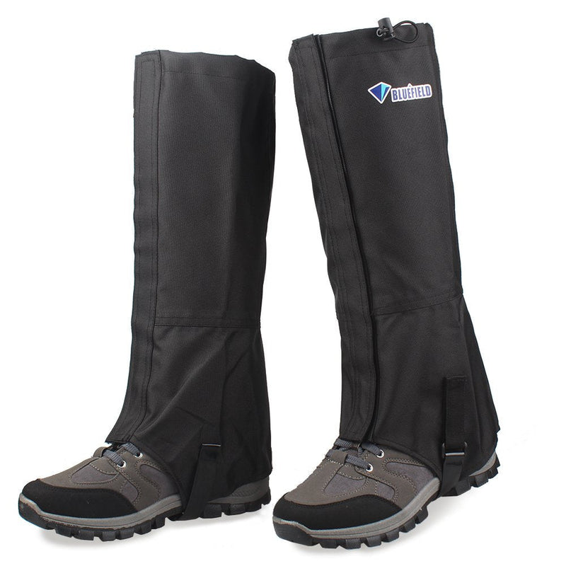 [Australia - AusPower] - MAGARROW Leg Gaiters Hiking Snow Boot Gaiter Outdoor Waterproof Gaiters Shoes Cover Oxford Fabric Black Small 