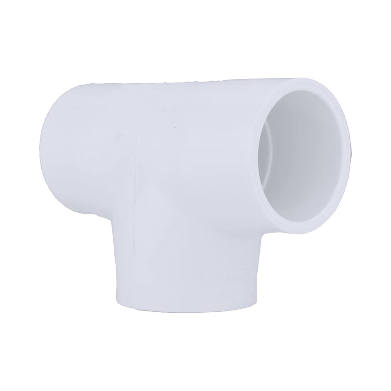 [Australia - AusPower] - CHARLOTTE PIPE 1 1/4 SCH 40 TEE SXSXS PRESSURE ( 1 Unit Piece ) 1 1/4 Inch ( EACH qty: 1 ) White 
