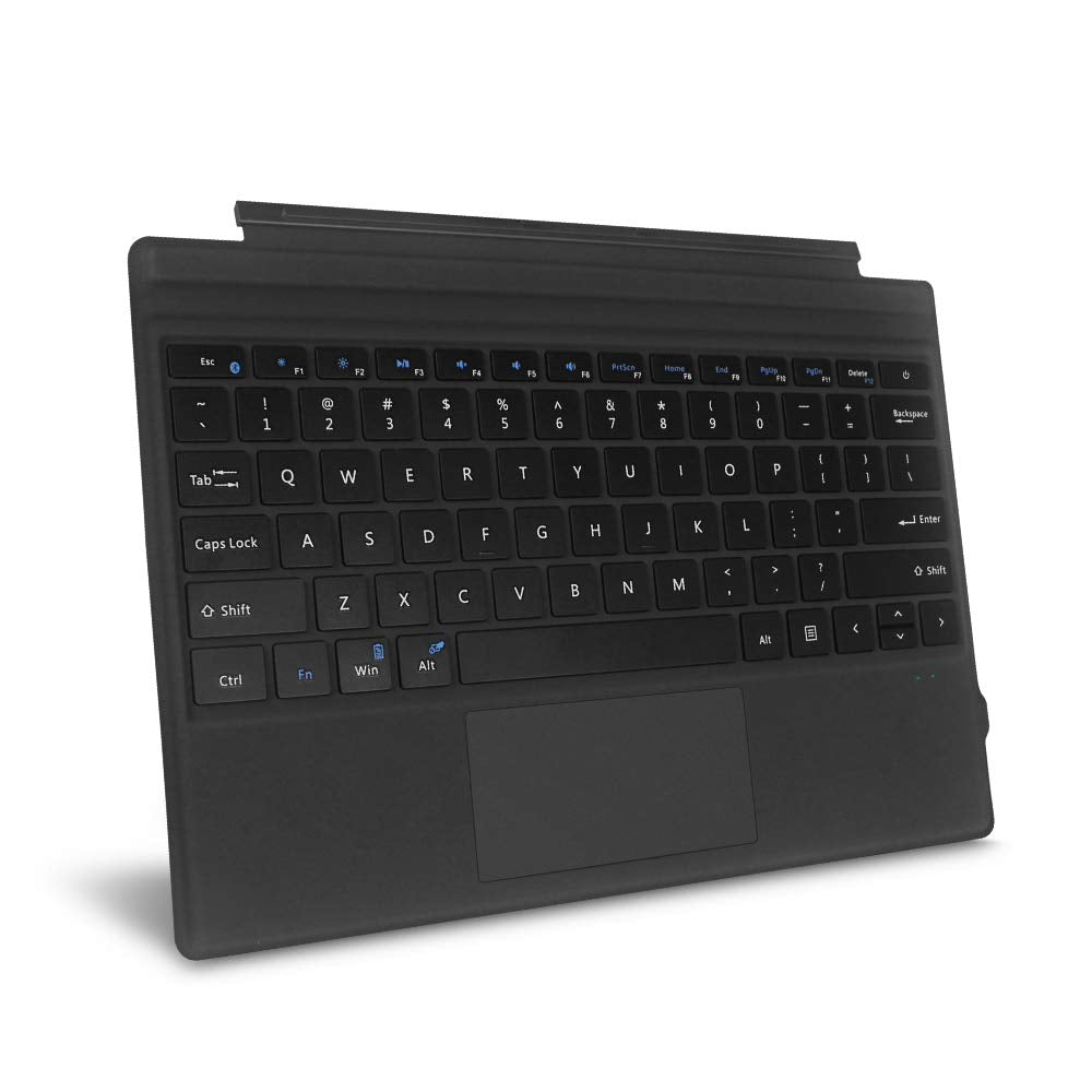 [Australia - AusPower] - Fintie Type Cover for Microsoft Surface Pro 7 Plus/Pro 7 / Pro 6 / Pro 5 / Pro 4 / Pro 3, Ultrathin Portable Wireless Bluetooth Keyboard with Built-in Rechargeable Battery (Black) 