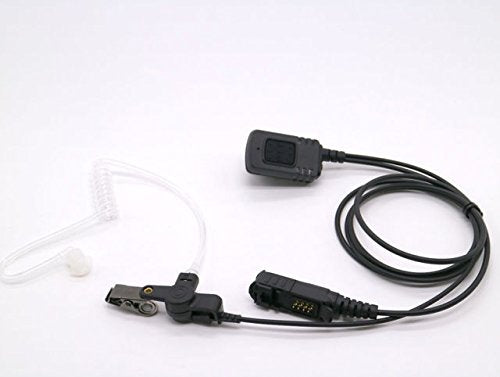 [Australia - AusPower] - Waterproof PTT Covert Acoustic Earpiece Compatible with Motorola Radio XPR3300 E8600 DP2400 