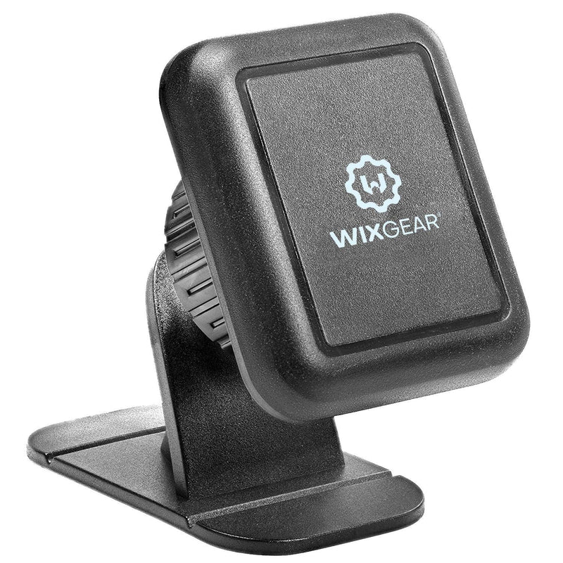 [Australia - AusPower] - WixGear Magnetic Phone Mount, Universal Stick On Dashboard Magnetic Car Mount Holder, for Cell Phones with Fast Swift-snap Technology 