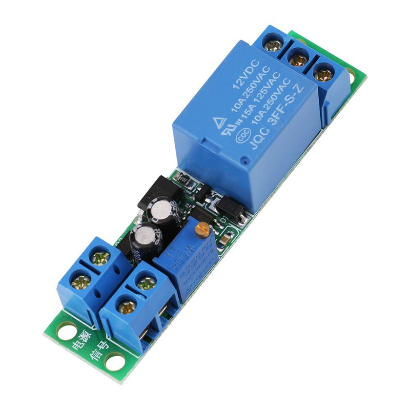 [Australia - AusPower] - DC 12V Delay Relay Module Board 0-25 Second Adjustable Timer Relay Turn On/Turn Off Switch Module with Opto-couplers Isolator 