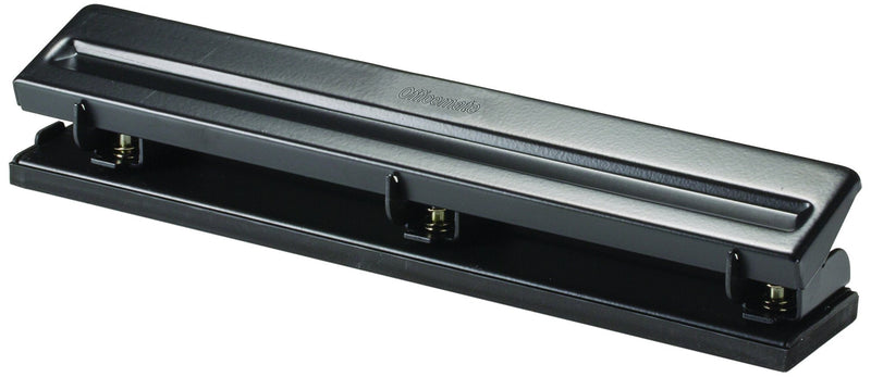 [Australia - AusPower] - Officemate Standard 3 Hole Punch with 8 Sheet Capacity, Black (90099) 