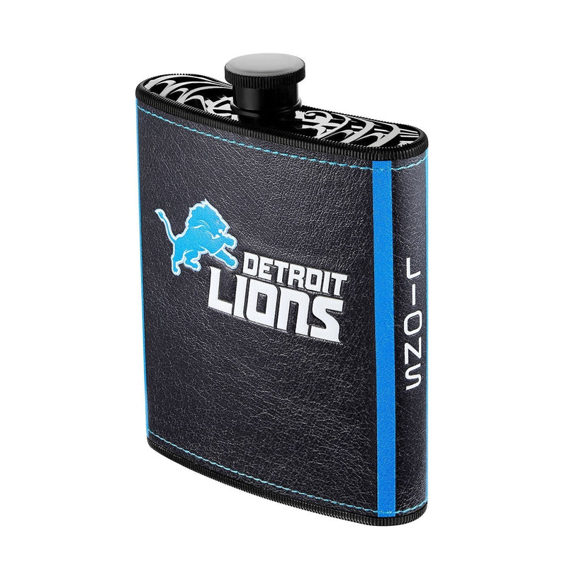 [Australia - AusPower] - NFL Plastic Hip Flask, 7-ounce Detroit Lions 