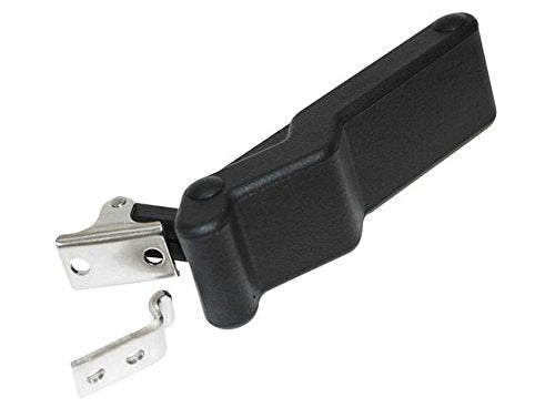 [Australia - AusPower] - Southco C7-10 Soft Thermoplastic Elastomer Small Flexible Cover Over Center Draw Latches with Concealed Keeper, Non Locking, 4-5/32" Length, with Screws, Acetal Copolymer 