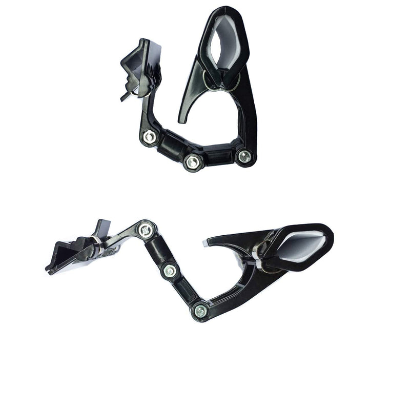 [Australia - AusPower] - Adjustable Copy Holder Clip – Flexiable Docments Holder - Handy Artist Supplies Holder Canvas Clamp,Pack of 2 (Black) Black 