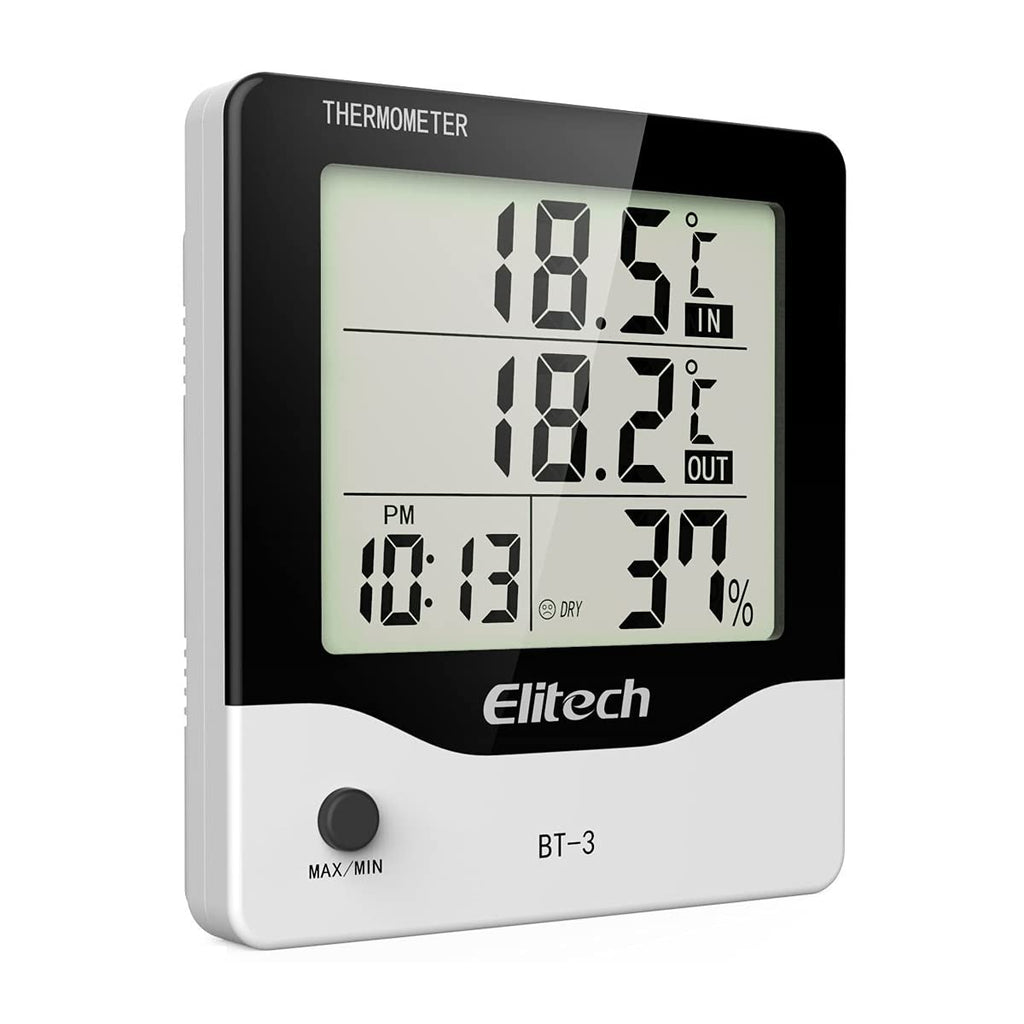 [Australia - AusPower] - Elitech BT-3 Digital Hygrometer Thermometer Temperature and Humidity Monitor Indoor/Outdoor 