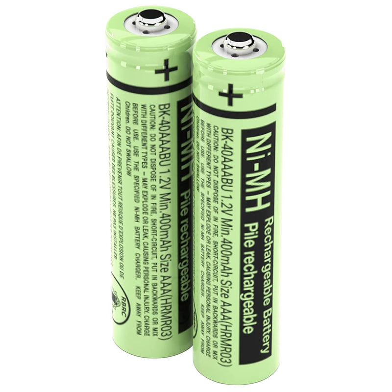 [Australia - AusPower] - 2 RocketBus BK-40AAABU Replacement 1.2V 400mAh Battery Packs for Panasonic Cordless Phone Handset 
