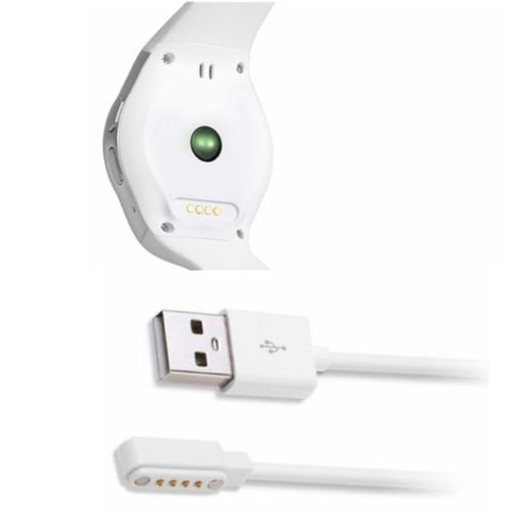 [Australia - AusPower] - Charging Cable For Smart Watch Models: GT88, GT68, KW08, KW18, KW88, KW98, KW99, KW 28, FS08, GV68 & KW06. A 4 Pin Magnetic Suction USB Charging Cable For Bluetooth Smartwatches 