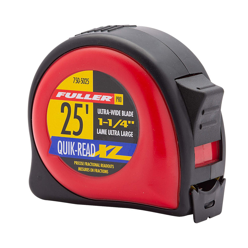 [Australia - AusPower] - Fuller Tool 750-5025 25 Feet Heavy Duty XL Tape Measure, Retractable Measuring Metric Tape 