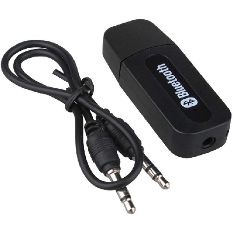 [Australia - AusPower] - USB Bluetooth Receiver for Car, Music Streaming Car Kit, Portable Wireless Audio Adapter 3.5mm Aux Cable 