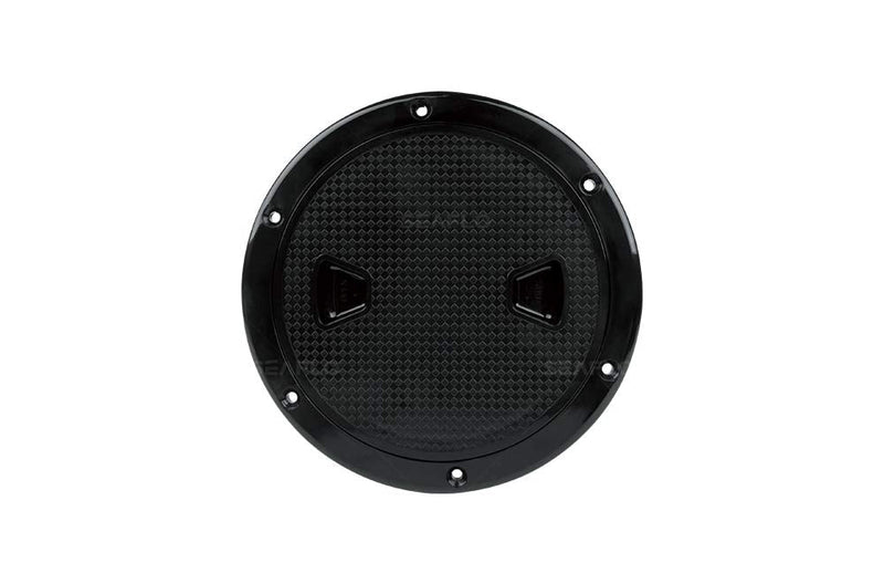 [Australia - AusPower] - SEAFLO 4" - 8" Black Circular Non Slip Inspection Hatch w/Detachable Cover 