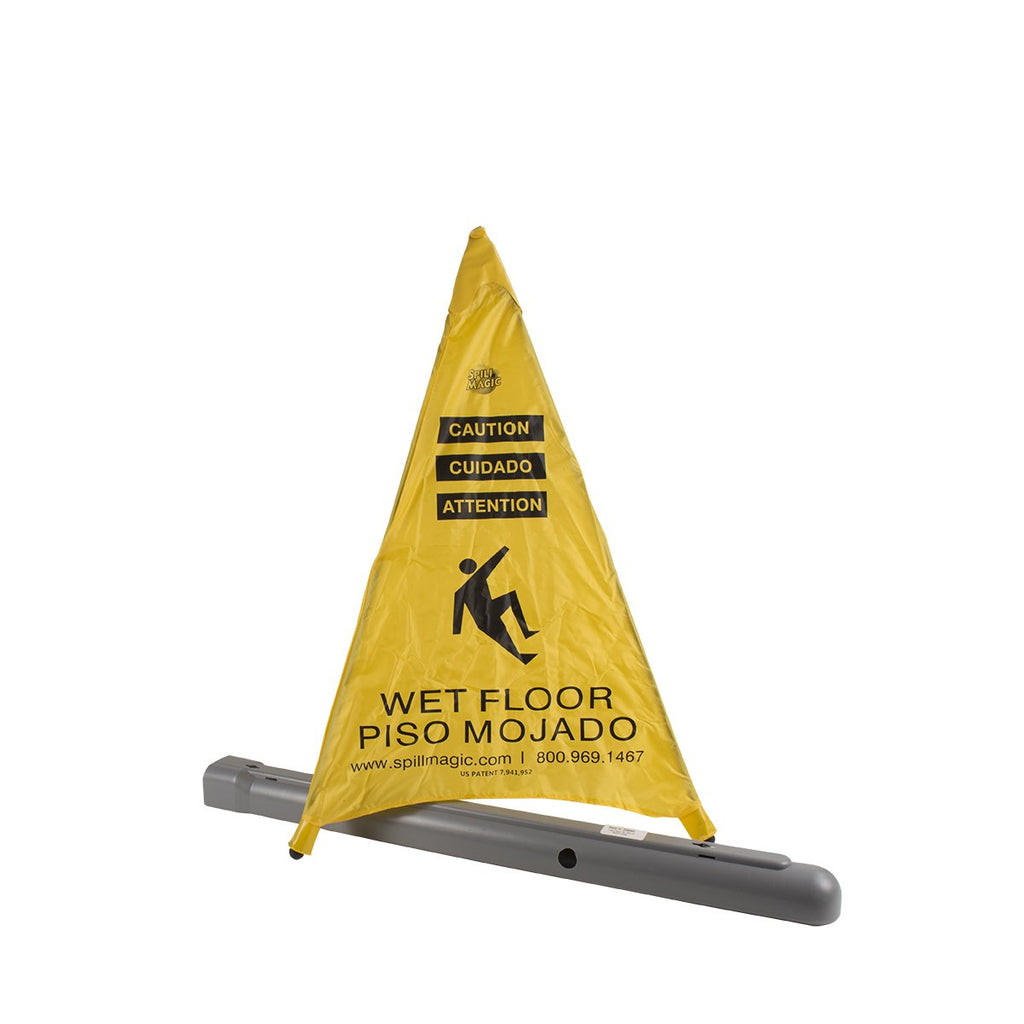 [Australia - AusPower] - Spill Magic 220SC 20-Inch Pop-Up Safety Cone with Sleeve - Length 23.5 Height 2.75 Width 2.5, Grey 