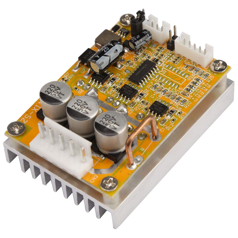 [Australia - AusPower] - 5V-36V 350W Wide Voltage 3-phase Sensorless BLDC Motor Controller Board Brushless ESC Motor Driver Module with Heatsink 