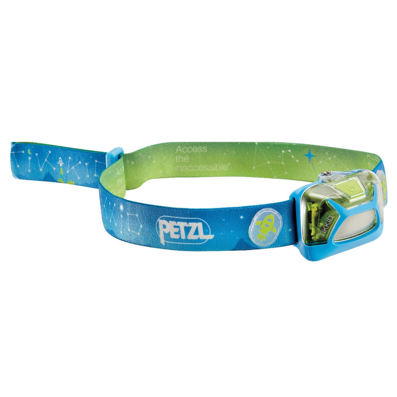 [Australia - AusPower] - Petzl - TIKKID, 20 Lumens, Outdoor and Indoor Compact Headlamp for Reading and Play, Kids 3 Years and Older Blue 