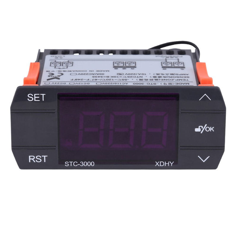 [Australia - AusPower] - Walfront STC-3000 110V-220V Digital Temperature Controller Thermostat with Sensor(110-220V30A) 