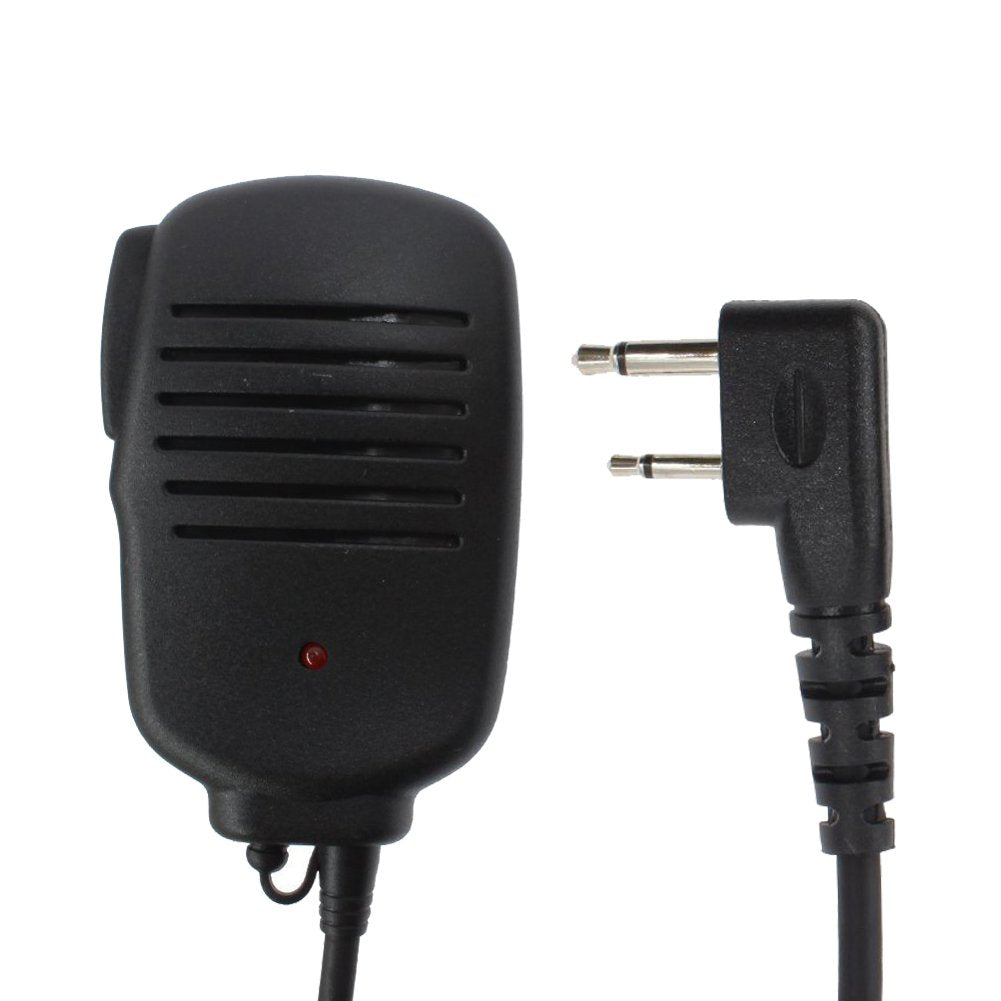 [Australia - AusPower] - AOER® 2 Pin Shoulder Remote Speaker Mic Microphone with PTT Mic for ICOM Maxon Yaesu Vertex 